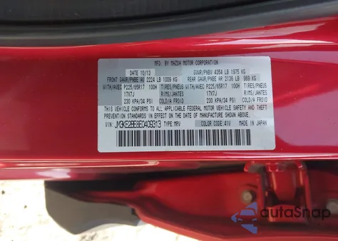 2014 Mazda Cx-5 Sport from USA, damaged, VIN JM3KE2BE8E0409313